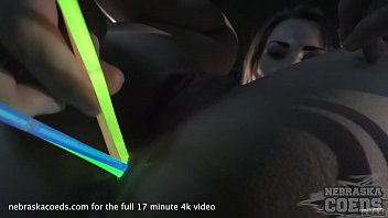 20yo Becky Berry Deep Dp Glowstick Stretch Fest