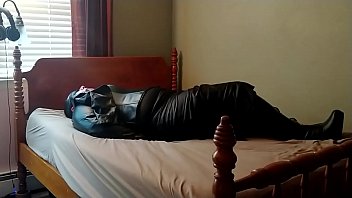 Crossdresser Bound, Gagged, And Struggling