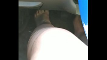 Curvymetalhead In A Foot Fetish Driving Video