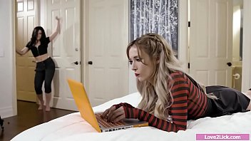 Lesbian Babe Hooks Up With Stepsis Bff