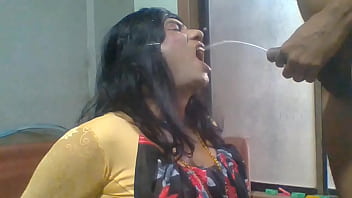 Crossdresser Pissed All Over Her Face