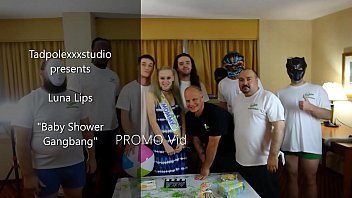 Luna Lips B. Shower Gangbang Promo