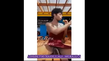 Tranny Chilling In The Sun