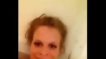 Fire Crotch Plays With Pussy In Tub