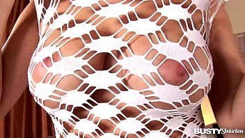 Busty Sensation Natalia Strokes Her Big Round Titties For You