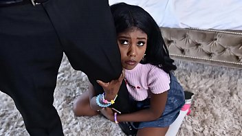 Black Babysitter Gets Caught Masturbating - Black Porn