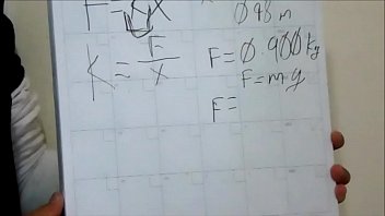 Luis Octavio Rifandose Con La Exposicion Del Tema Ley De Hooke