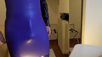 The Purple Latex Dress