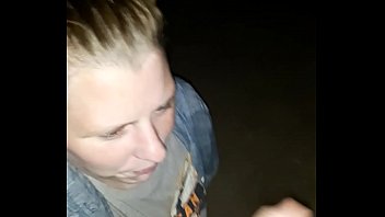 Good Girl Jacki Giving Outdoor Blowjob