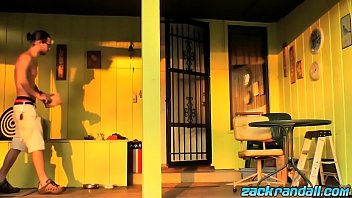 Kinky Jock Zack Randall Jerks Off To Cum In The Sunset