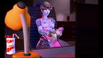 Futa Widowmaker Jerks Off