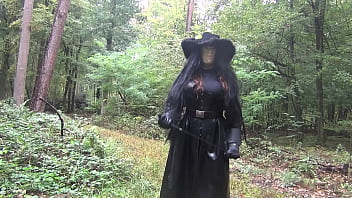 Out In The Woods - shemale, fetish, rubber - Video 3135245