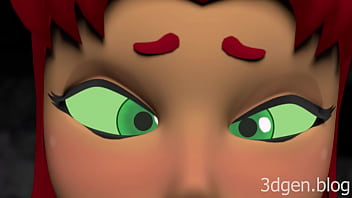 Futa Starfire Jerks Off