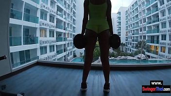 Thai Amateur Hotel Workout Before A Fuck In The Room