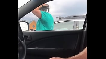 Public Stroking And She Looked