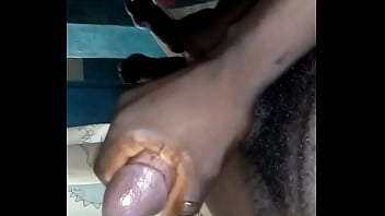 Jomo Stroking His Big Cock