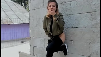 Blonde Teen Enjoying Vibrator Right In The Street - Camsexysluts.com