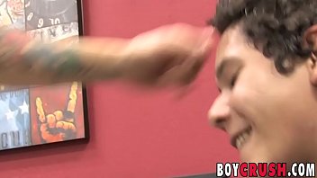 Twink Pulls His Partners Pants Down And Sucks Before Anal