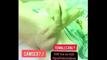 Slim Guy Jerking Off Huge Cock On Kik