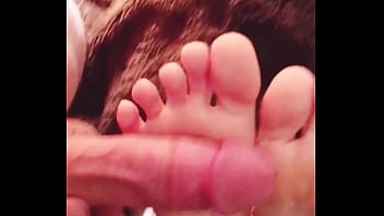 Redhead Gets Soles Slapped And Rubbed By Hard Cock