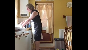 Johanna Clayton, Black And White Dress - Kitchen