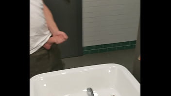 Jerking In The Public Bathroom