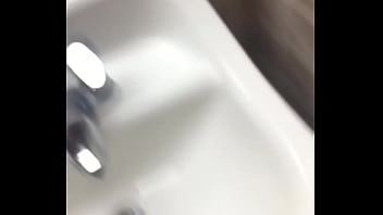 Thick 18 Yo Jerks Off In Public Bathroom