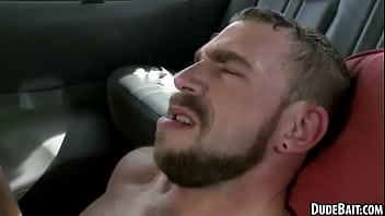 A Sexy Hunk With Tattoos Is Fucked By A Hot Straight Stud