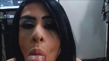 Tranny Sucks Boyfriend Cock