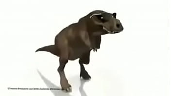 Dino Rebolando Sua Raba E Balançando Os Bracinhos