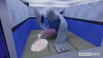 Giant Legendary Lugia Fills Massive Condom [excessive Cum] [pokemon]