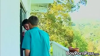 Young Twink Rimjob And Fucking In Front Of Jock Voyeurs