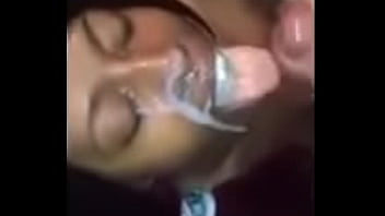 Bust My White Seed All Over This Black Bitch Face