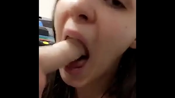 Naughty Brunette Fucks Her Pussy And Ass With The Dildo