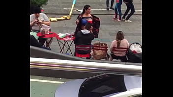 The Guy That Paint The Naked Woman In Time Square