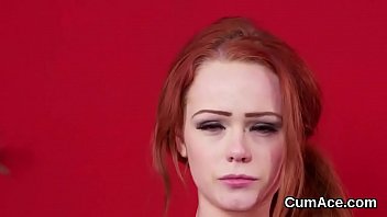 Horny Beauty Gets Jizz Shot On Her Face Gulping All The Cream