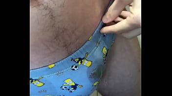 Twink Wetting His Cute Briefs In The Shower And Wanking