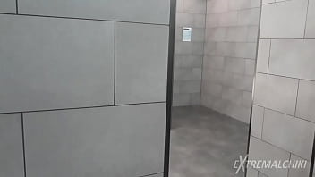 Naked In Public Toilet