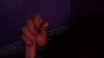 Stroking My Big Cock In Bed