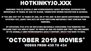 October 2019 News At Hotkinkyjo Site: Double Anal Fisting, Prolapse, Public Nudity, Large Dildos
