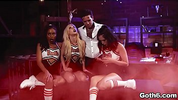 Crazy Goth Teen Sluts Kenzie Reeves Kira Noir And Jane Wilde Shared And Got Crazy Over A Giant Dick In A Hardcore Foursome Fuck Adventure.