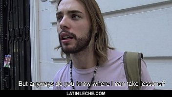 Latinleche - Latino Kurt Cobain Lookalike Fucks A Horny Cameraman For Cash
