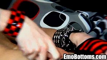 This Sexy Punk Twink Is Jerking His Big Hard Cock Off