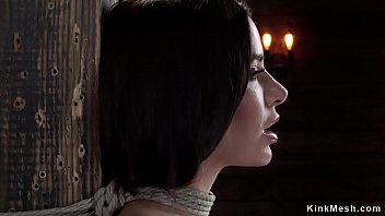 Busty Gia Dimarco In Bondage On Hogtie