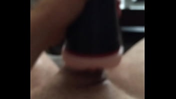 Fucking A Fake Pussy And Cumming