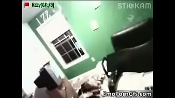 Nasty Emo Lesbians Having Fun On Webcam