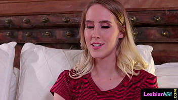 Fingered Lesbo Babe Squirts Pussy Juice