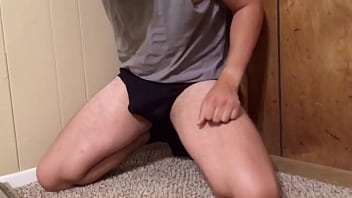 Ballbust In Black Briefs