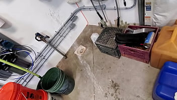 Late Night Pissing In The Garage