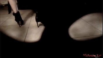 Masked Submissive On A Leash With Sadistic Mistress - Pov